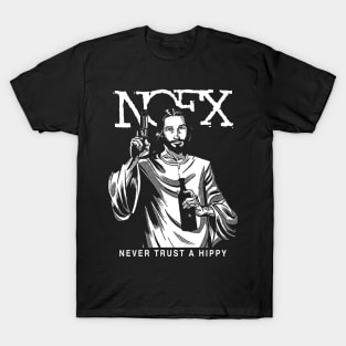 Nofx Never Trust A Hippy Vintage HD Classic Style T-Shirt